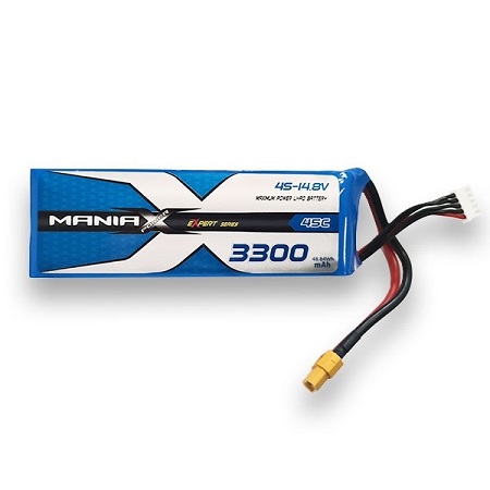 ManiaX LiPo 4S 3300mAh 14.8V EXPERT 45C